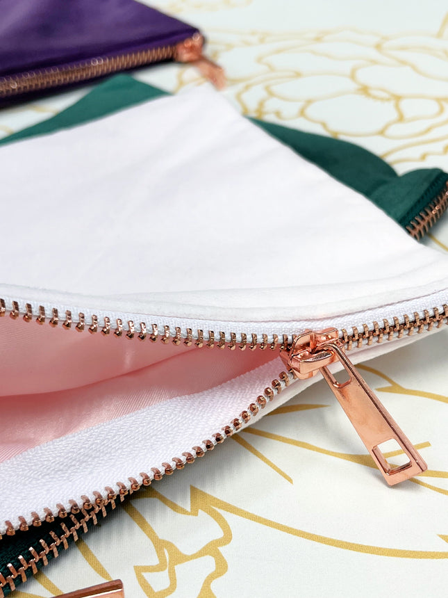 Velvet Make Up Cases - 4 colour options