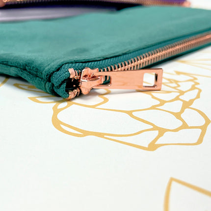 Velvet Make Up Cases - 4 colour options