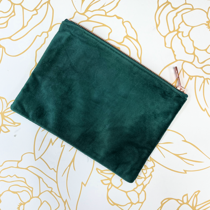 Velvet Make Up Cases - 4 colour options