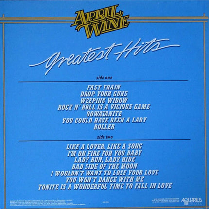 April Wine ‎– Greatest Hits