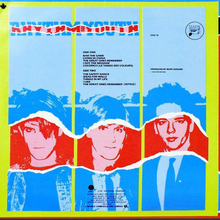 Men Without Hats ‎– Rhythm Of Youth - 1982 Original