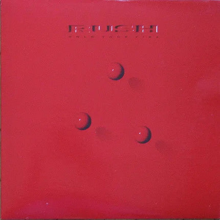 Rush – Hold Your Fire - 1987 Pressing