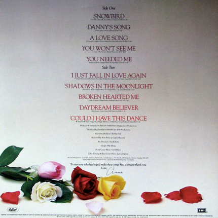 Anne Murray – Anne Murray's Greatest Hits - 1980 Original