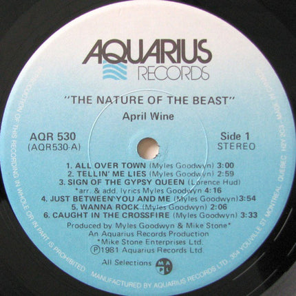April Wine ‎– The Nature Of The Beast - 1981 Original