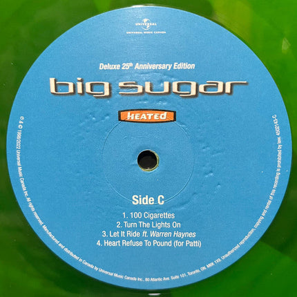 Big Sugar – Heated - Deluxe Orange / Green Vinyl Pressing - Sealed!