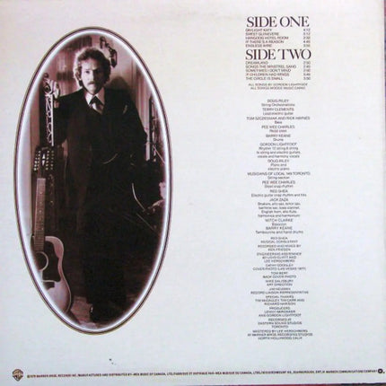 Gordon Lightfoot – Endless Wire - 1978 Orignal