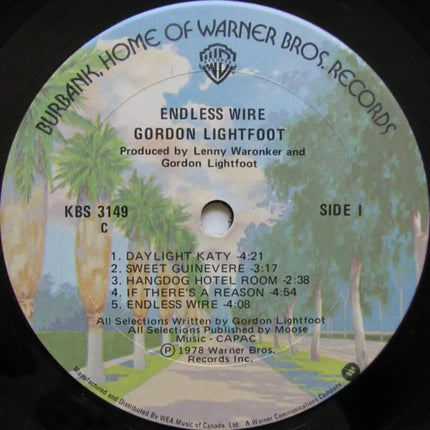 Gordon Lightfoot – Endless Wire - 1978