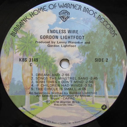 Gordon Lightfoot – Endless Wire - 1978