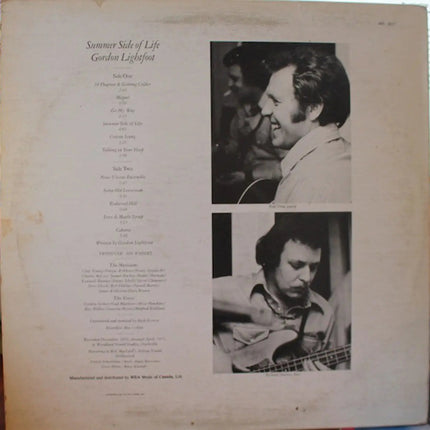 Gordon Lightfoot – Summer Side Of Life - 1972 Original