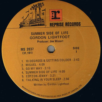 Gordon Lightfoot – Summer Side Of Life - 1972 Original