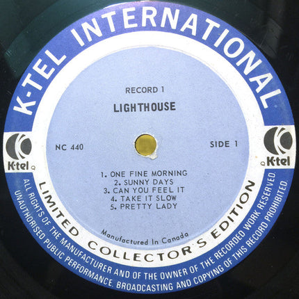 Lighthouse (2) – K-tel Presents Lighthouse; 20 Great Hits - 1975 Original