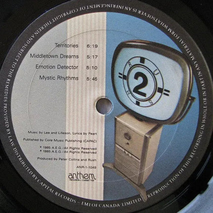 Rush – Power Windows - 1985 Original