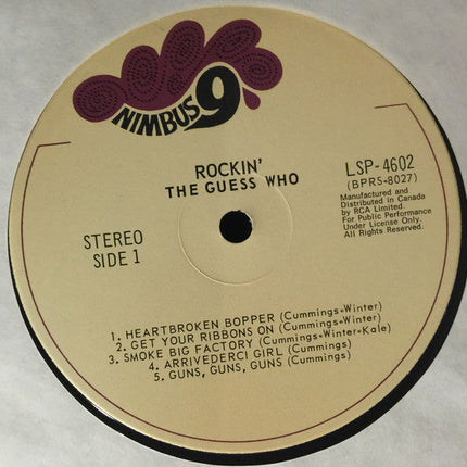 The Guess Who – Rockin' - 1972 Pressing