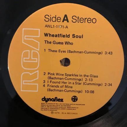 The Guess Who – Wheatfield Soul - Early Pressing