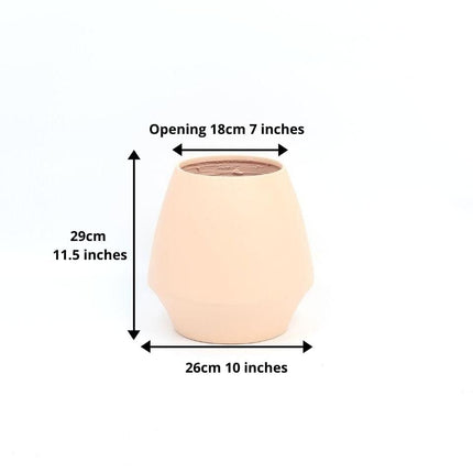 Walt - Peach Bamboo Floor Planter