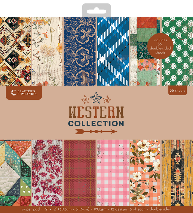 Western Collection 12”x12” Paper Pad 