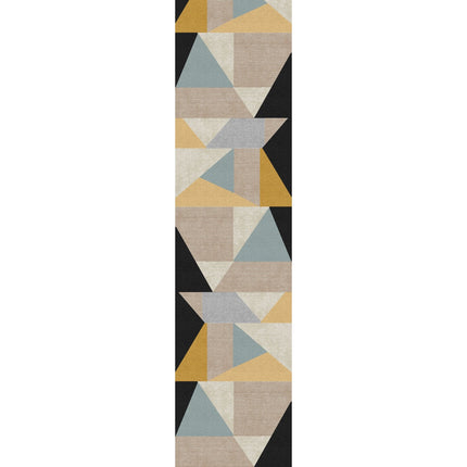 Mizza Black Yellow Multicolor Rug