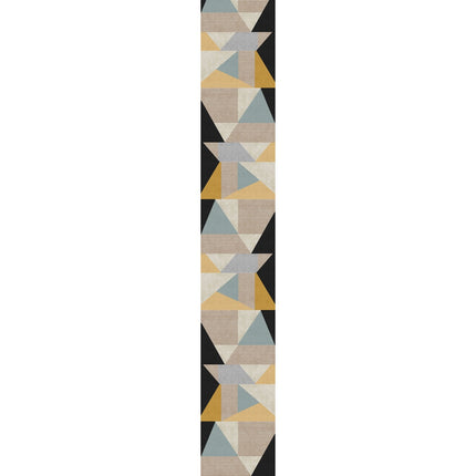 Mizza Black Yellow Multicolor Rug