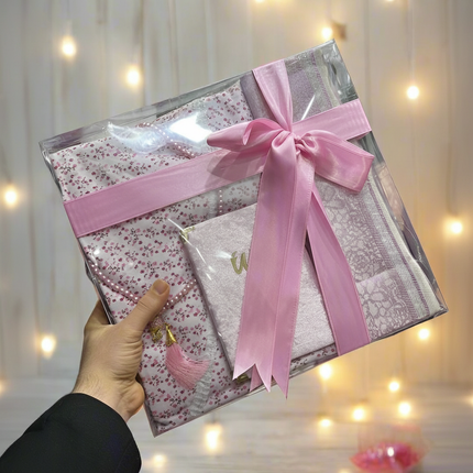Gift Prayer Set - Salat Dress, Prayer Mat & Quran