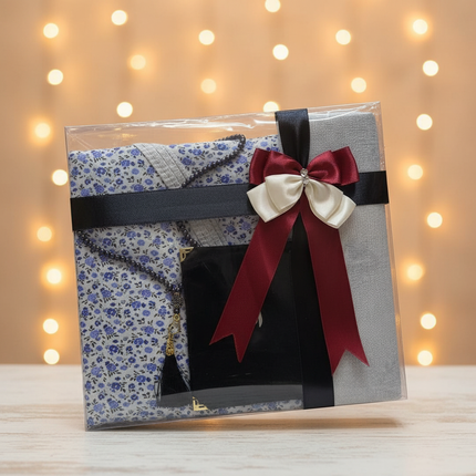 Gift Prayer Set - Salat Dress, Prayer Mat & Quran