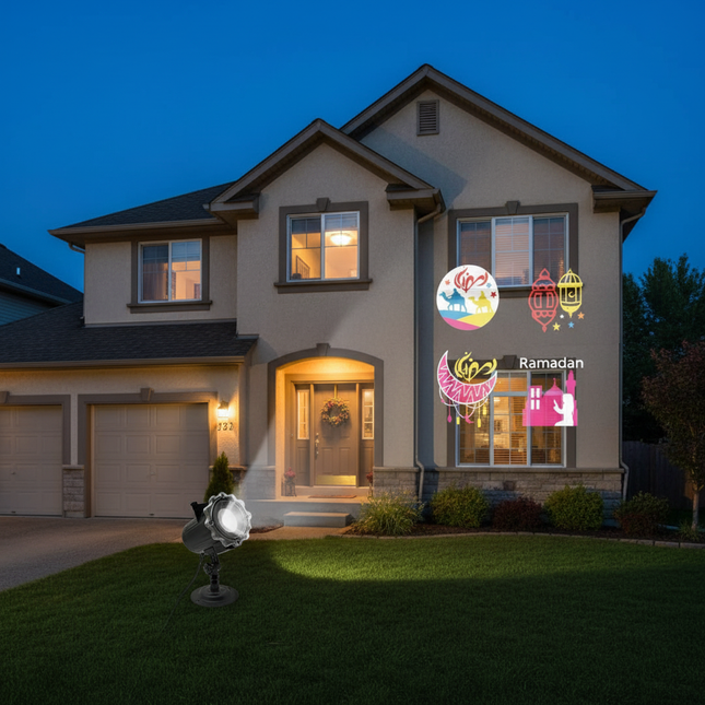 External Ramadan Lights Projector