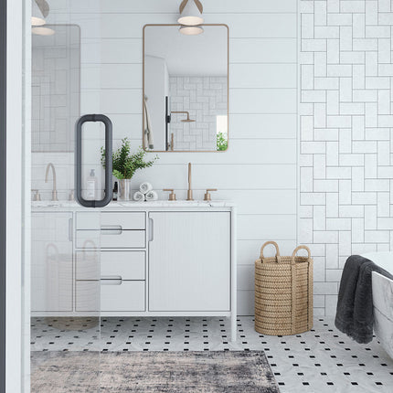 Willow Dark Grey White Rug