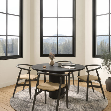 Willow Dark Grey White Rug