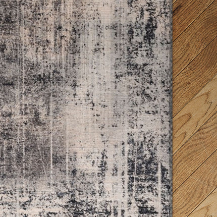 Willow Dark Grey White Rug
