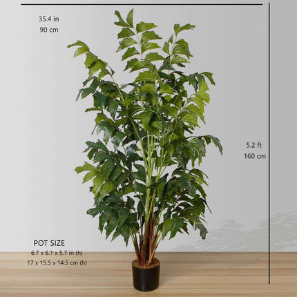 Xavi Artificial Fishtail Palm Tree Potted Plant (Multiple Sizes)