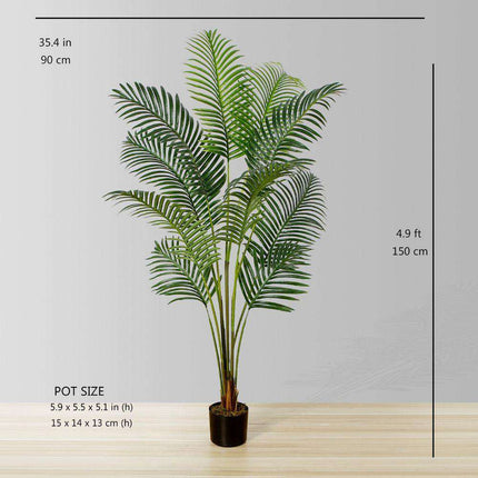 Xelo Artificial Hawaii Kwai Palm Tree Potted Plant (Multiple Sizes)