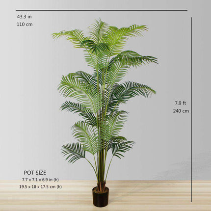 Xelo Artificial Hawaii Kwai Palm Tree Potted Plant (Multiple Sizes)