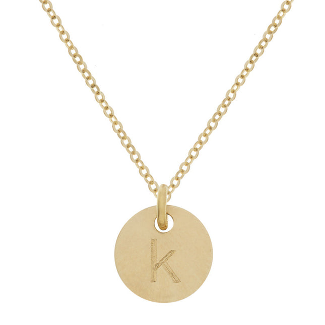 10K Yellow Gold Bud Necklace