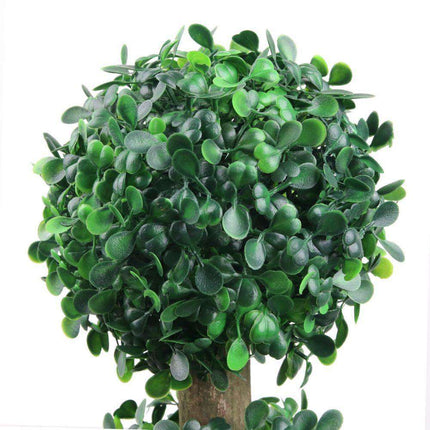 York Faux Potted Boxwood Topiary Plant 3'
