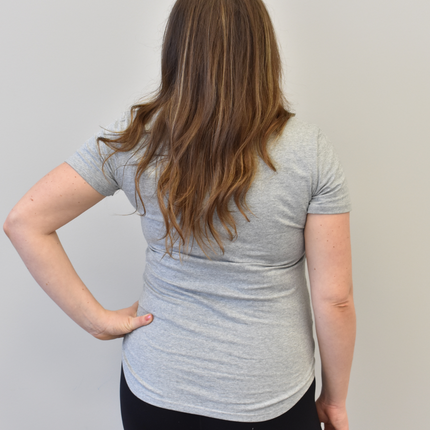 Zoe Zipper Short Sleeve Nursing Tee Shirt