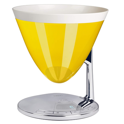 Balance de Cuisine Numérique BUGATTI Uma avec Minuteur, Affichage Électronique, Bol de pesée Amovible, Capacité Maximale 3 kg, Design Élégant