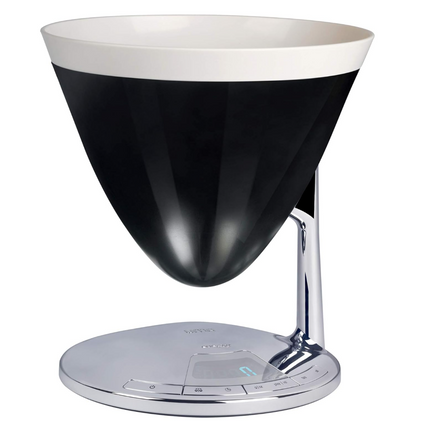 Balance de Cuisine Numérique BUGATTI Uma avec Minuteur, Affichage Électronique, Bol de pesée Amovible, Capacité Maximale 3 kg, Design Élégant