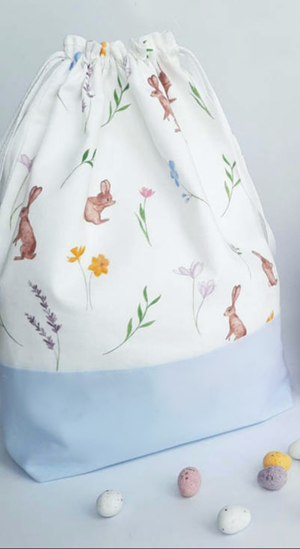 Drawstring Easter Bag - 2 colour options