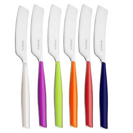 Ensemble de 6 Petits épandeurs Bugatti en Acier Inoxydable (GLAA-021F32/6)