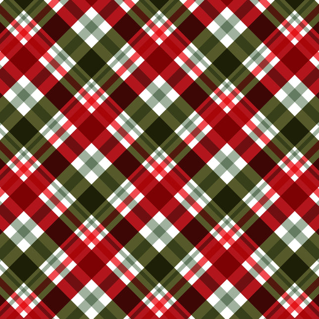 Christmas Cracker Kit- Christmas Plaid