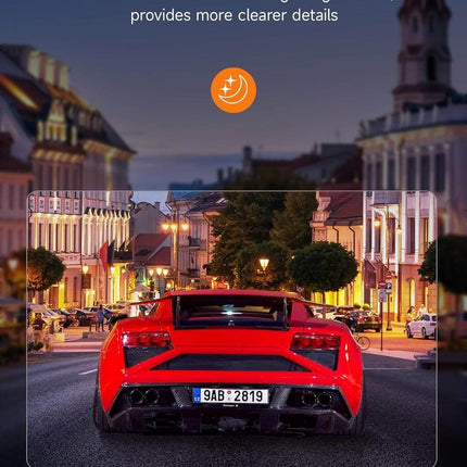 LDAS A20 Dash Cam WiFi , 2.5K Car Camera, Dashcams with App, Night Vision, G-Sensor, Loop Recording, 24H Parking Mode, Free 128G SD Card, Support 256GB Max (Black)