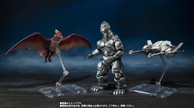 S.H.MonsterArts Mechagodzilla, Garuda & Fire Rodan - Makuhari Decisive Battle Set