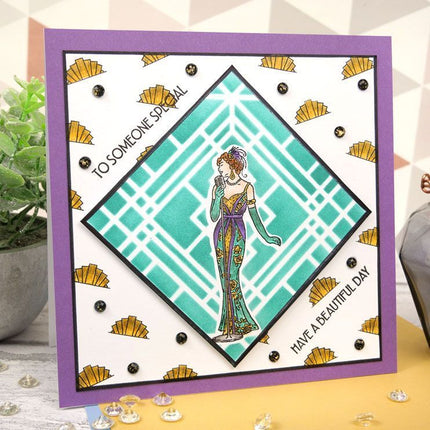 For The Love Of Masks - Glamorous Art Deco Background