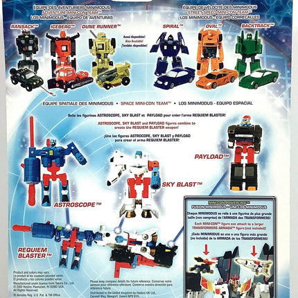 Transformers Armada Astroscope Payload & Sky Blast Space Mini-Con SET