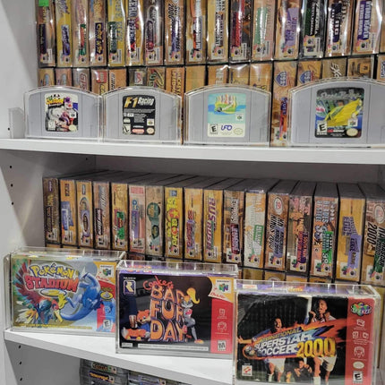 Acrylic Display Protector for SNES Games and N64 Game Box - Pack of 2