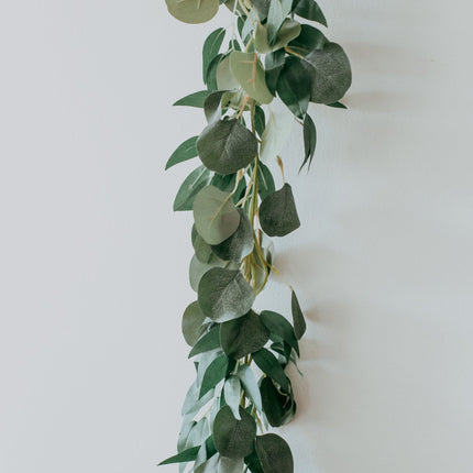 Eucalyptus + Deep Green Willow Garland (artificial)