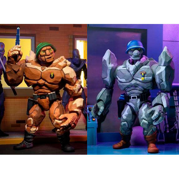 Neca TRAGG and GRANITOR teenage mutant ninja turtles