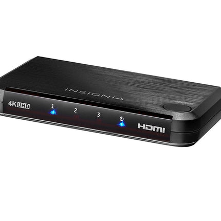 Commutateur HDMI 4K à 3 ports d'Insignia - Noir