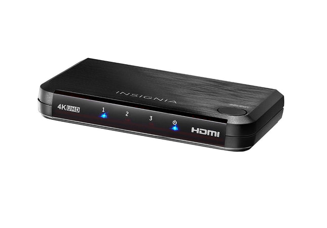 Commutateur HDMI 4K à 3 ports d'Insignia - Noir