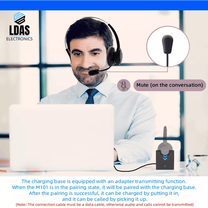 LDAS Office Bluetooth Headset G40