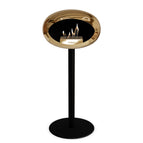 6 cm black / black / rose gold burner